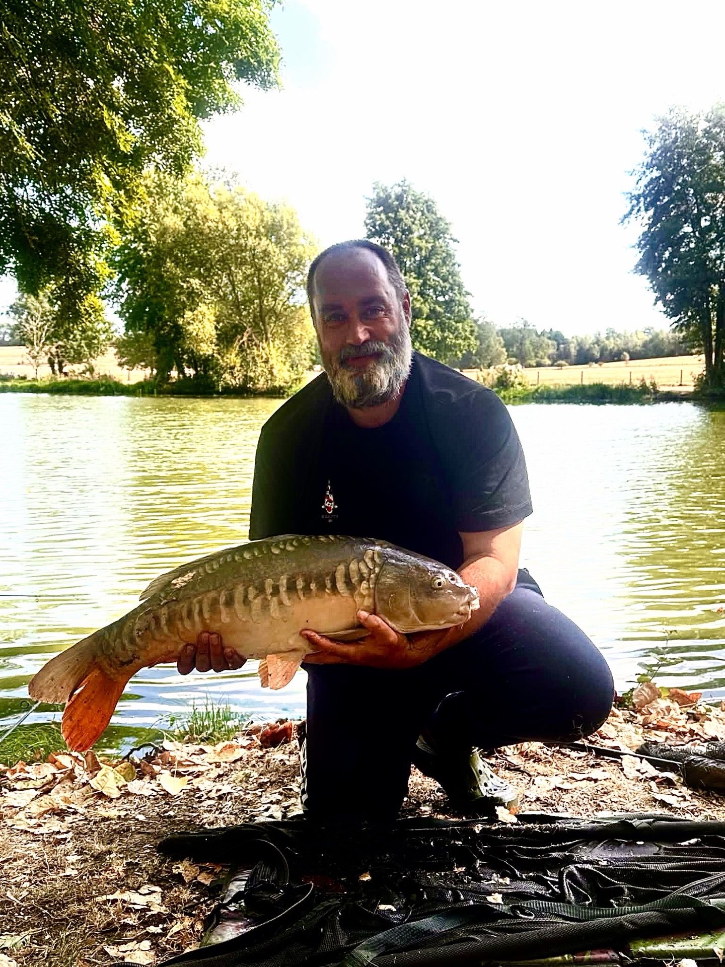 Mirror Carp caught by kraftykoi