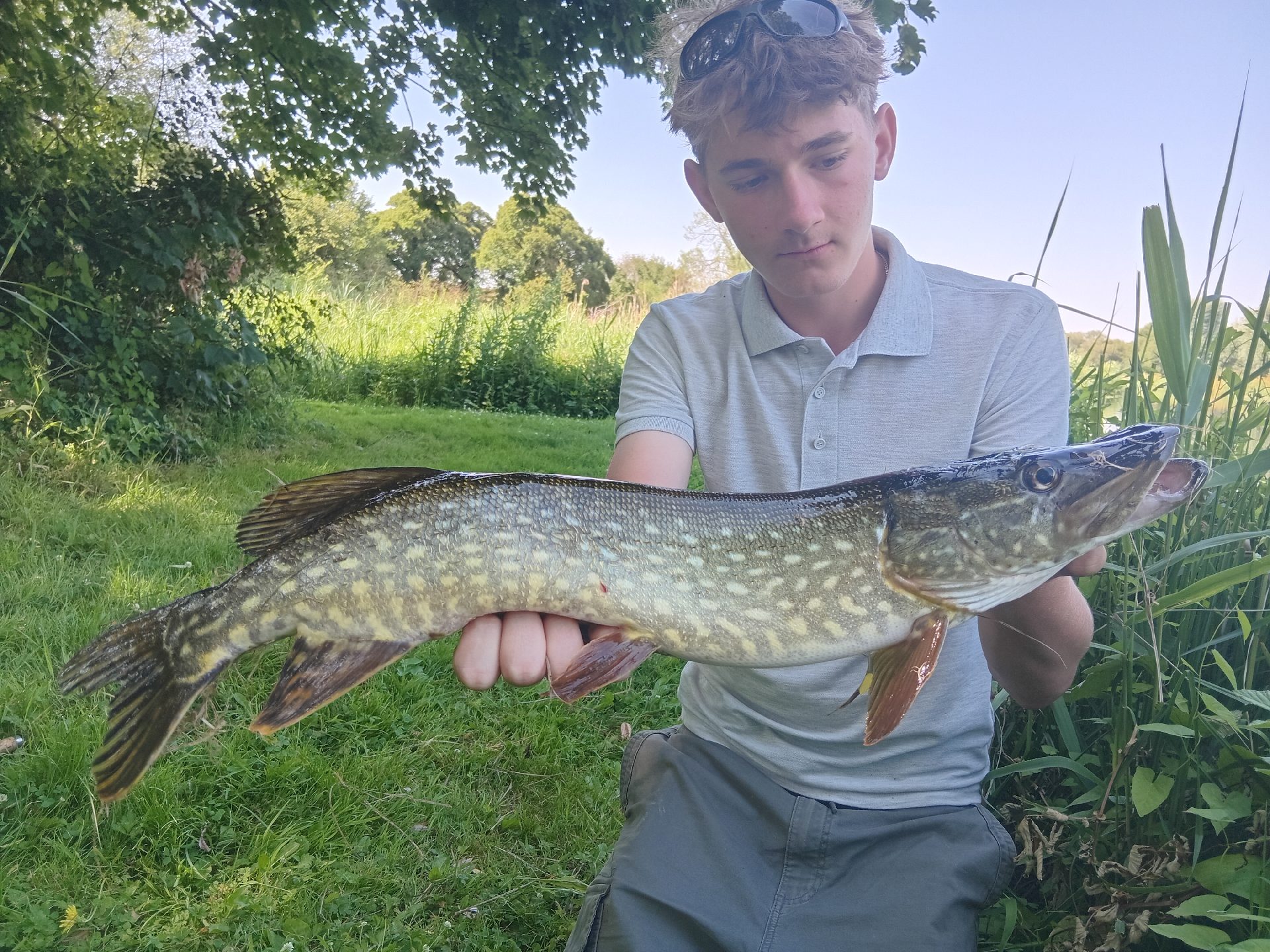 Pike caught by oliver