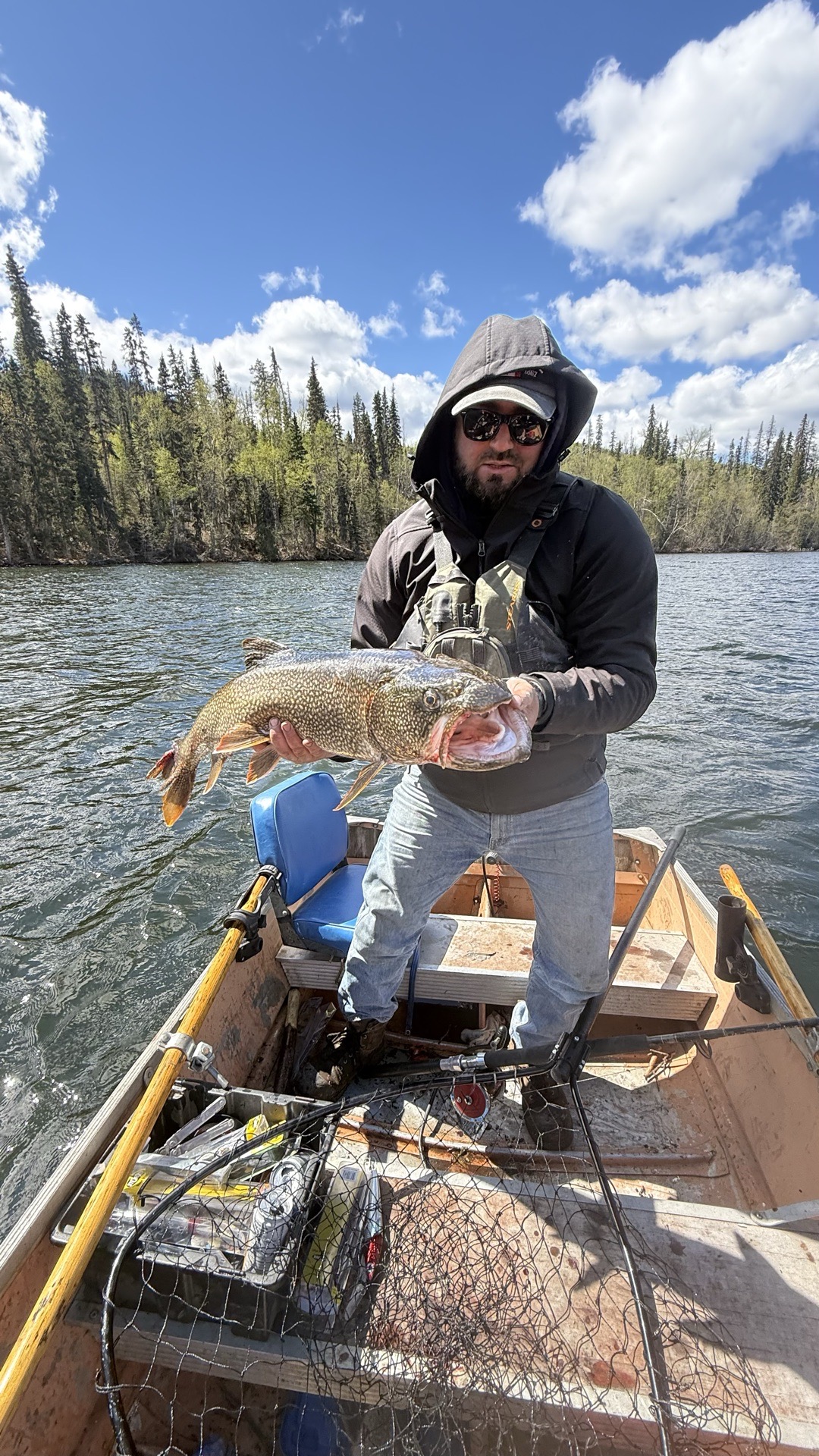 Lake throat caught by sharptires
