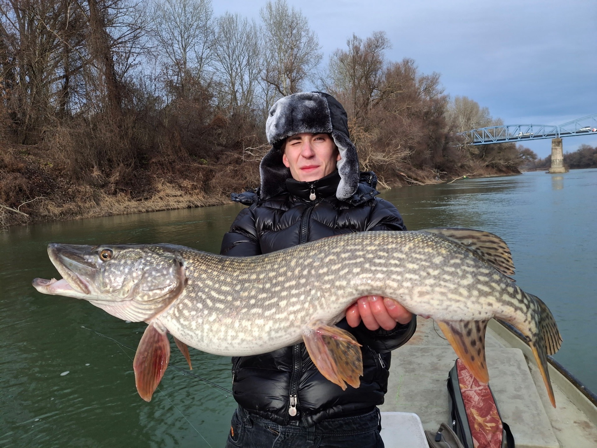 Pike caught by botib