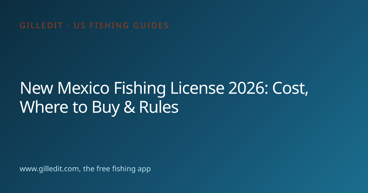 New Mexico Fishing License 2026: Cost, Where to Buy & Rules